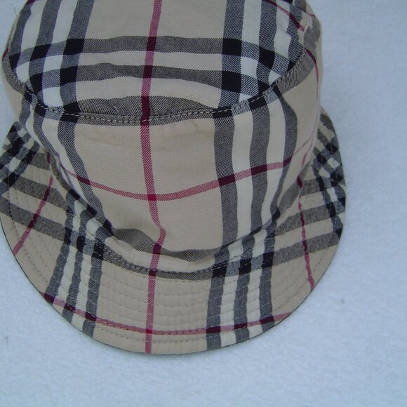 AUTHENTIC BURBERRY NOVA CHECK BUCKET HAT VGC - Picture 4 of 13